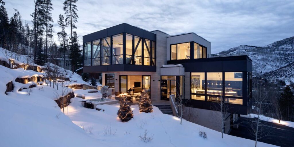 mountain modern home