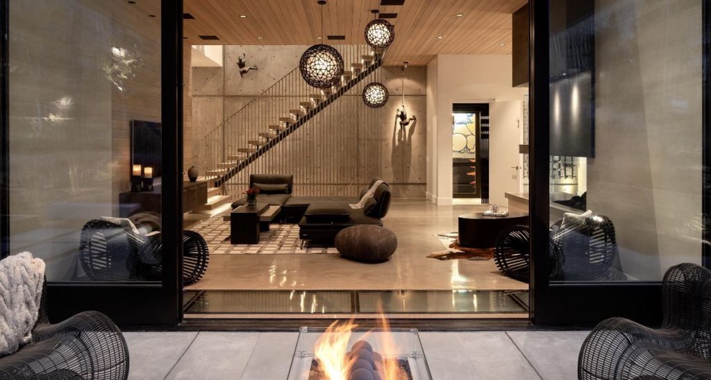 mountain modern home