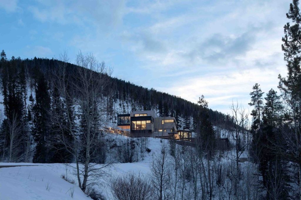 mountain modern home