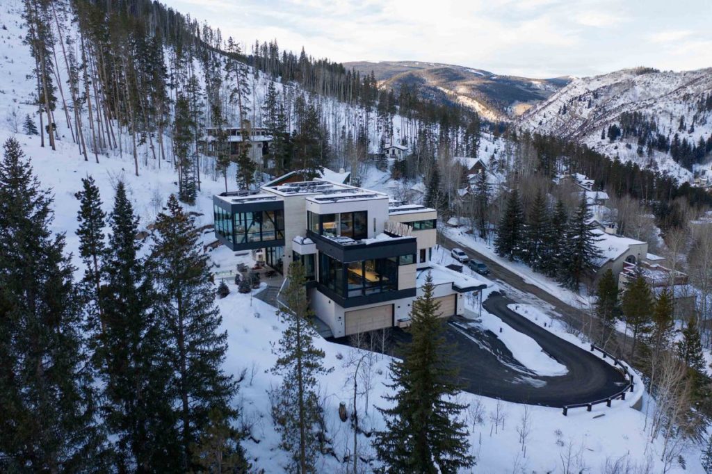 mountain modern home