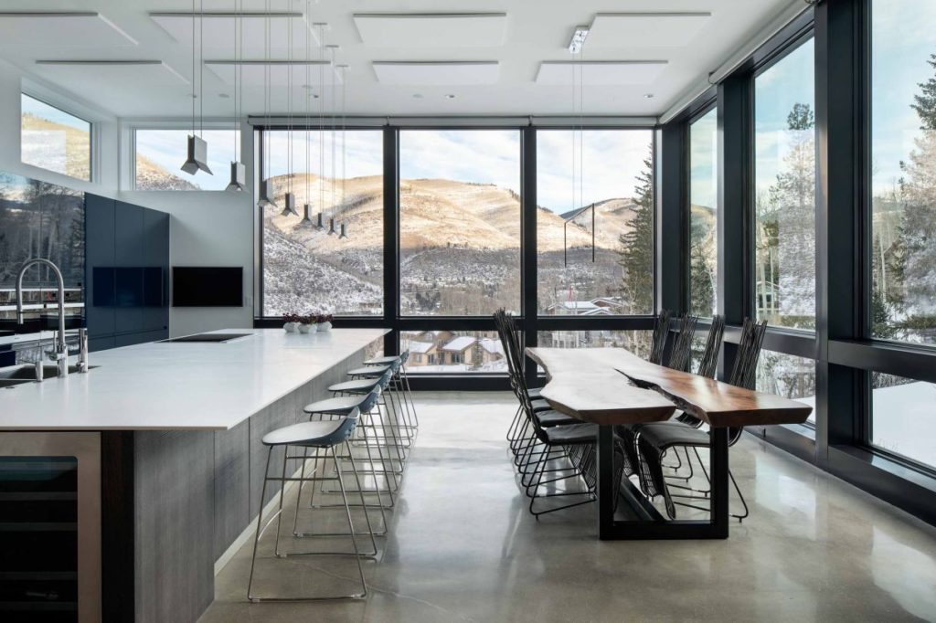 mountain modern home
