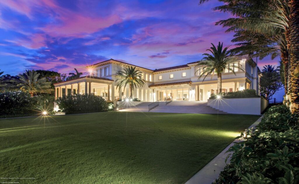 Palm Beach Island Mansion, Contemporary Home, Florida