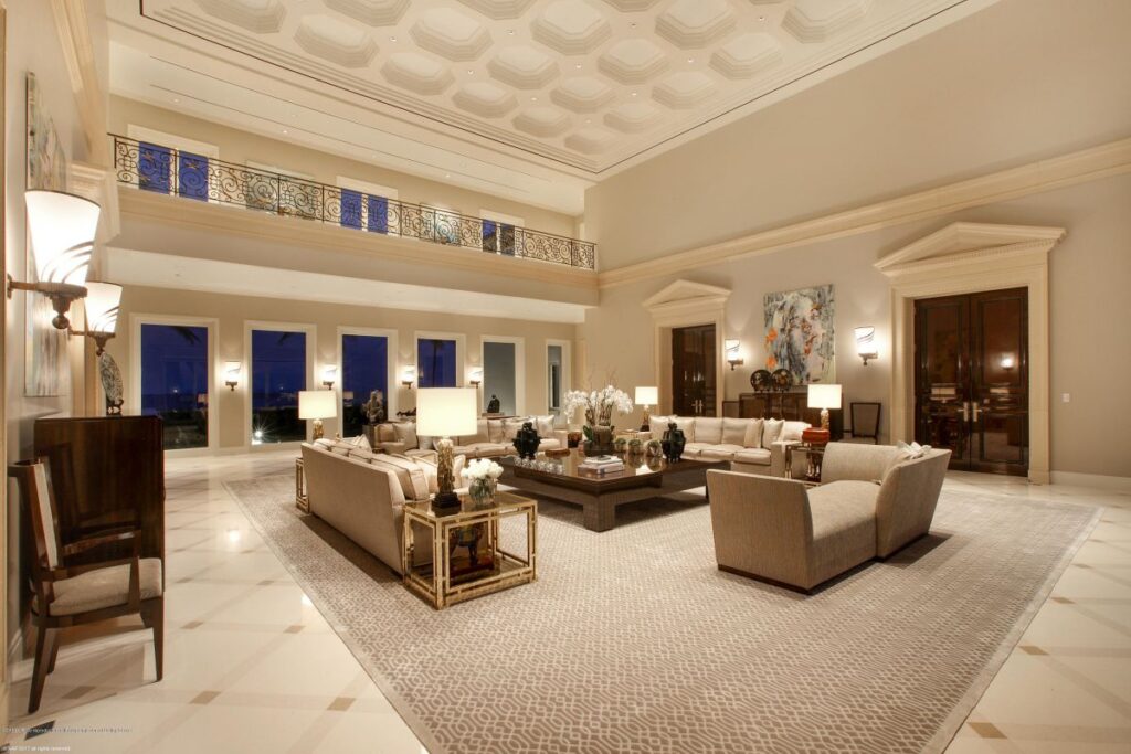Palm Beach Island Mansion, Contemporary Home, Florida