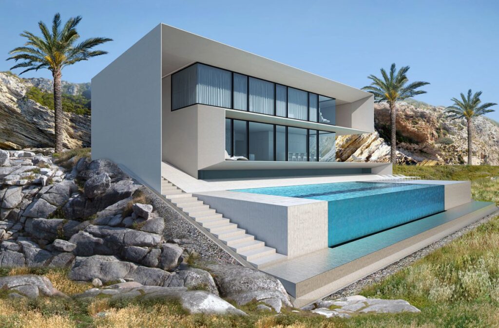 Design Concept for House in Ibiza, Spain by Alexander Zhidkov Architect