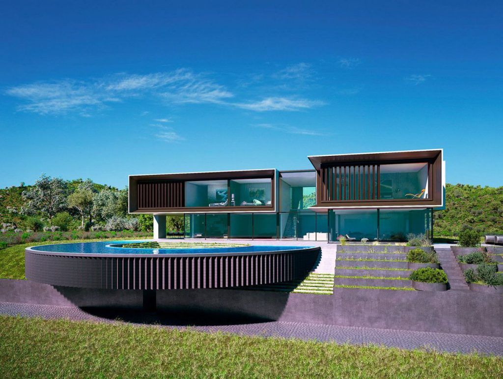 Design concept of House in the Hill by Alexander Zhidkov Architect 5