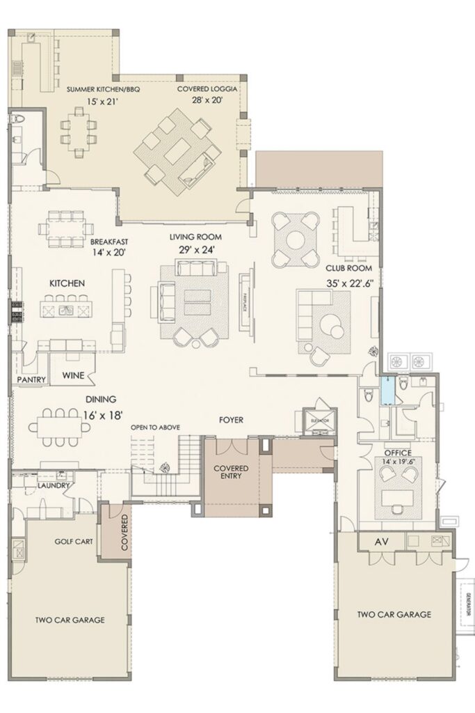 327 Alexander Palm Road Boca Raton Modern Home for Sale 1st floor