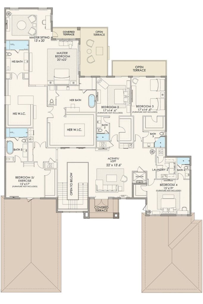 327 Alexander Palm Road Boca Raton Modern Home for Sale second floor