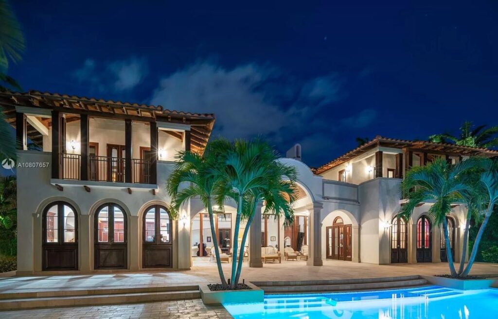 Broadview Italian Residence in Bay Harbor Islands for Sale