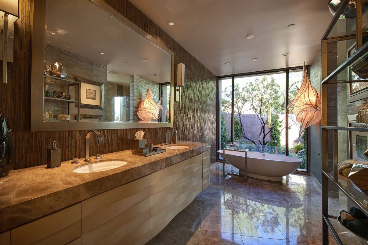 Desert Highlands Modern Home in Las Vegas by Avalon Architectural Inc 31