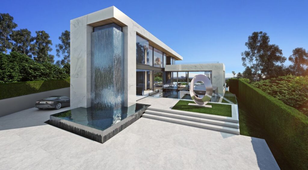 Laurel Way Residence Concept, Beverly Hills, LA by Mcclean Design