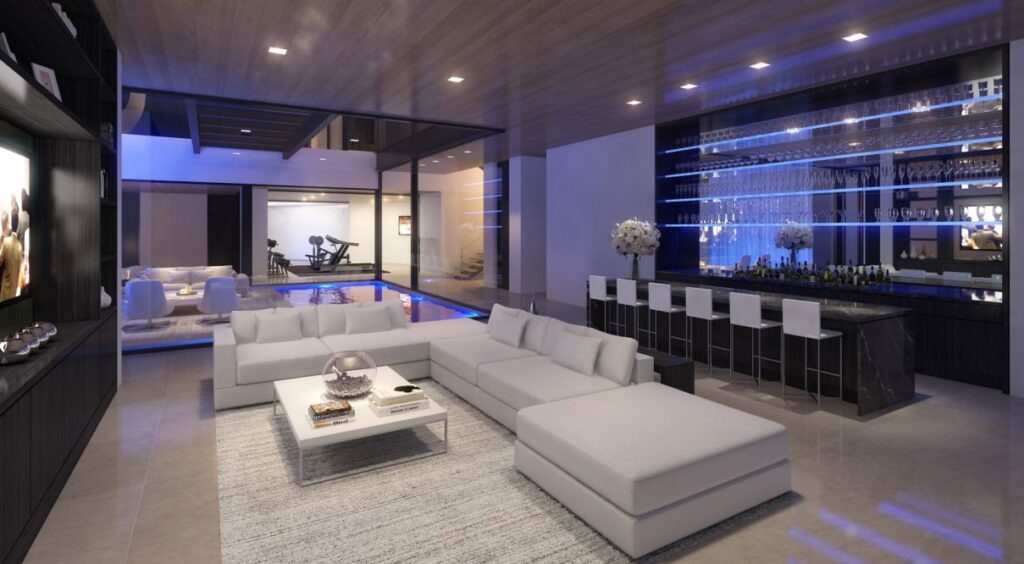Laurel Way Residence Concept, Beverly Hills, LA by Mcclean Design