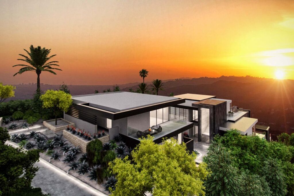 Somera Modern Home Concept, Los Angeles by David Hiller Studio