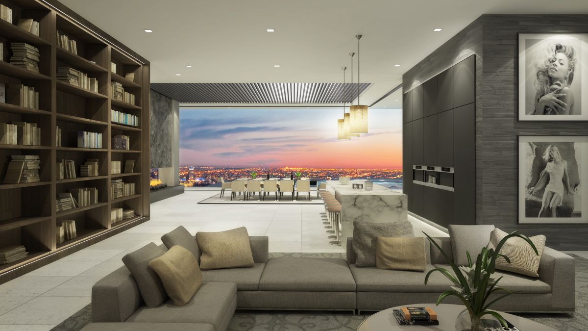 Sunset Plaza Residence Concept, Los Angeles by CLR Design Group ...