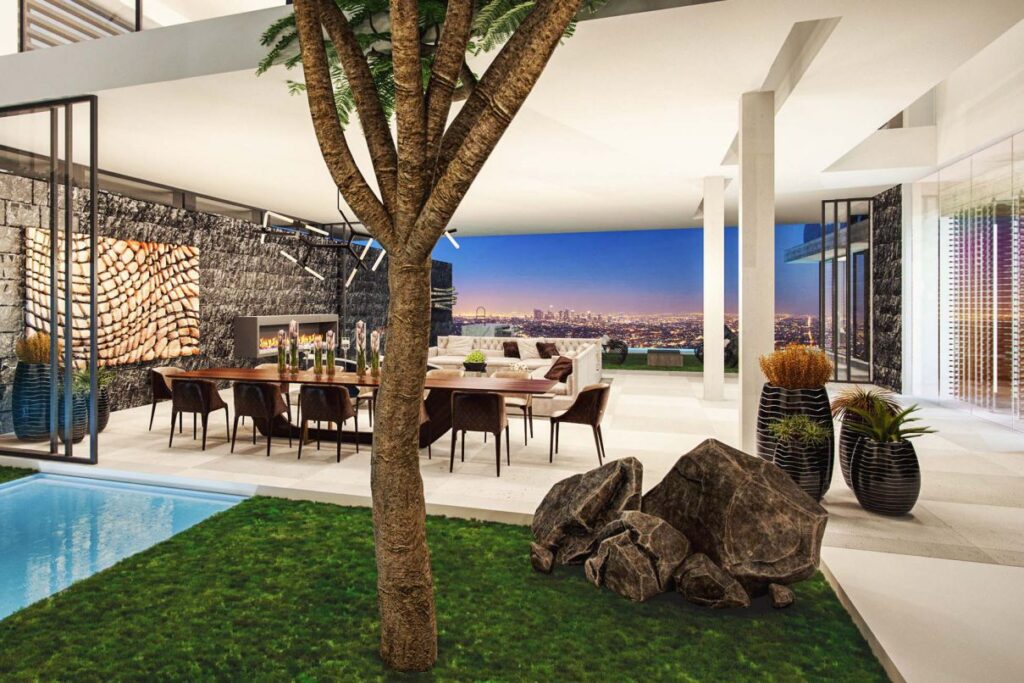 Upper Trasher Residence Concept Los Angeles by Bowery Design Group 4