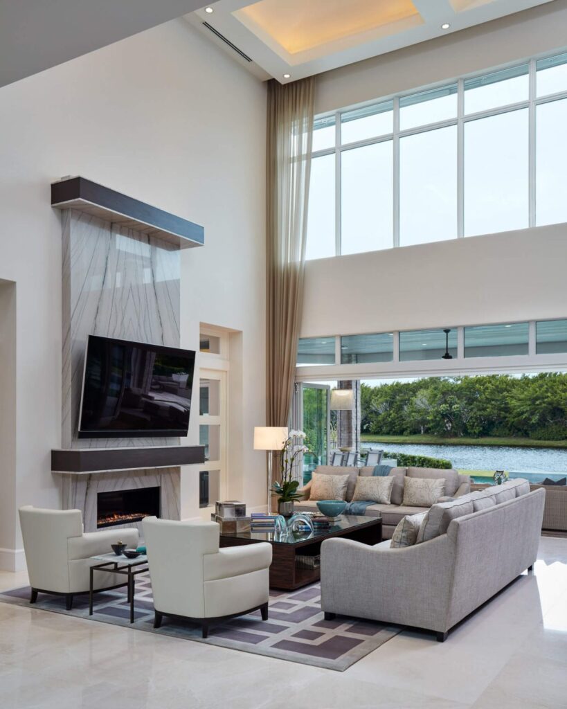 Boca Raton Modern Lakefront House built by Cudmore Builders