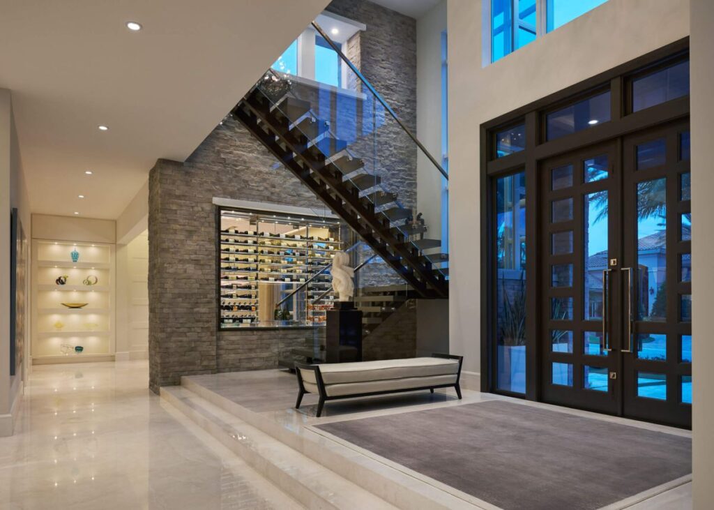 Boca Raton Modern Lakefront House built by Cudmore Builders
