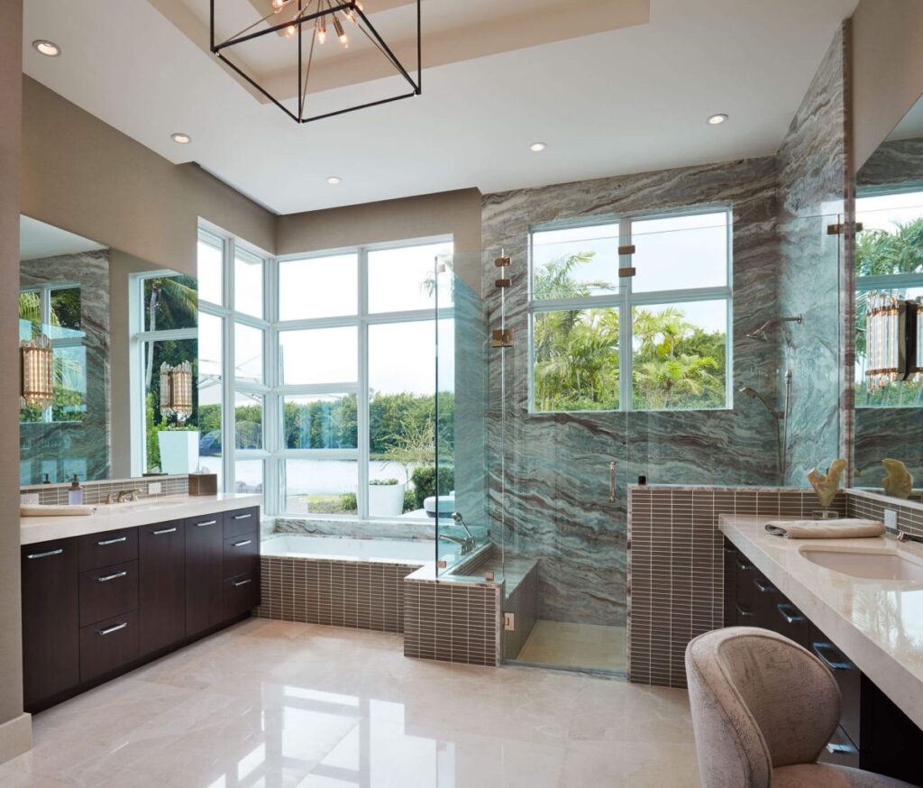 Boca Raton Modern Lakefront House built by Cudmore Builders