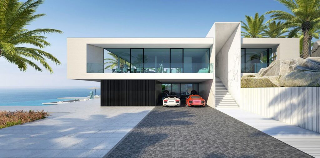 Conceptual Design of White Beach House by Alexander Zhidkov Architect 6
