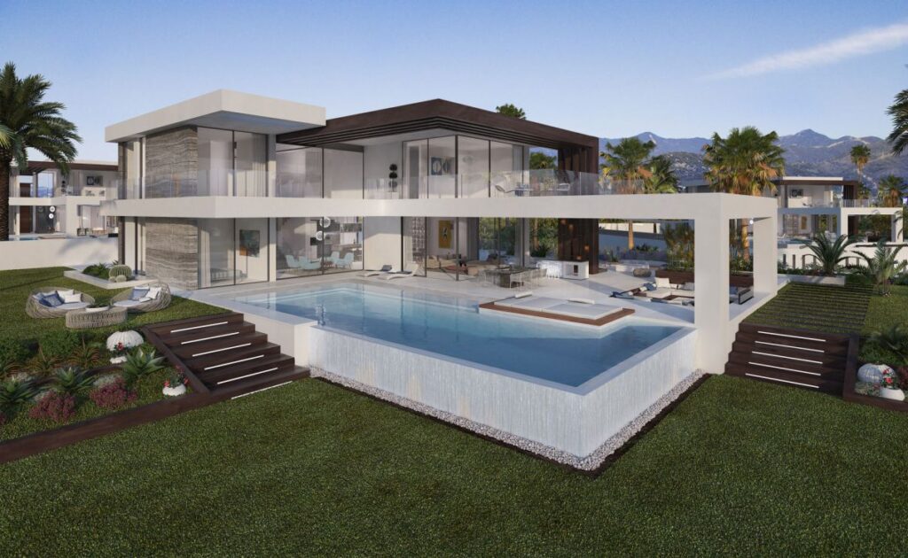SeaView Villa Concept in Estepona, Spain with Panoramic View