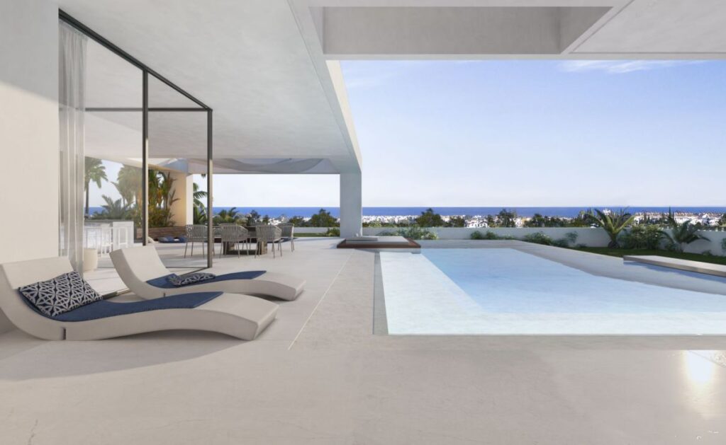 SeaView Villa Concept in Estepona Spain with Panoramic View 2