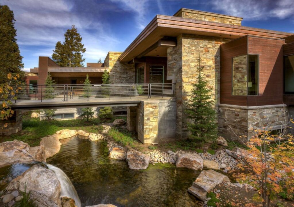 White Pine Canyon Home in Park City by Upwall Design Architects