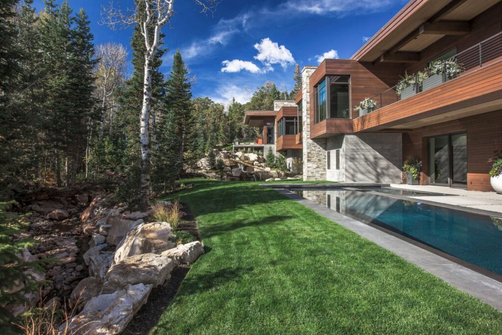 White Pine Canyon Home in Park City by Upwall Design Architects