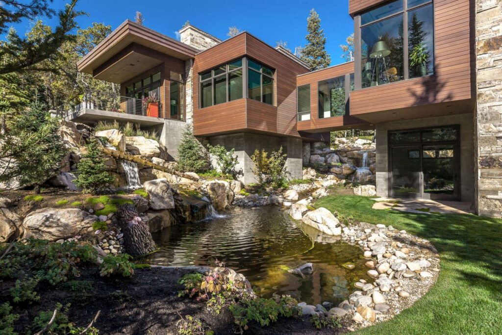 White Pine Canyon Home in Park City by Upwall Design Architects