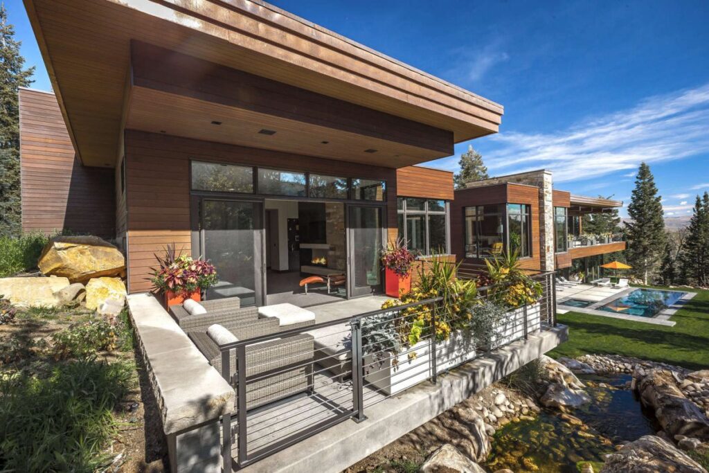 White Pine Canyon Home in Park City by Upwall Design Architects
