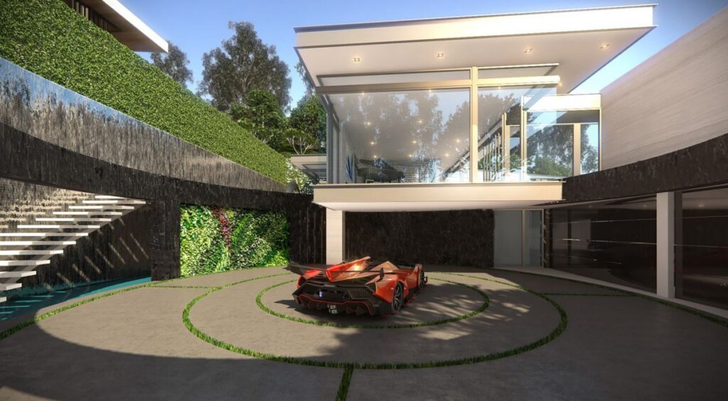 Conceptual Design of Beverly Hills Modern Home by McClean Design