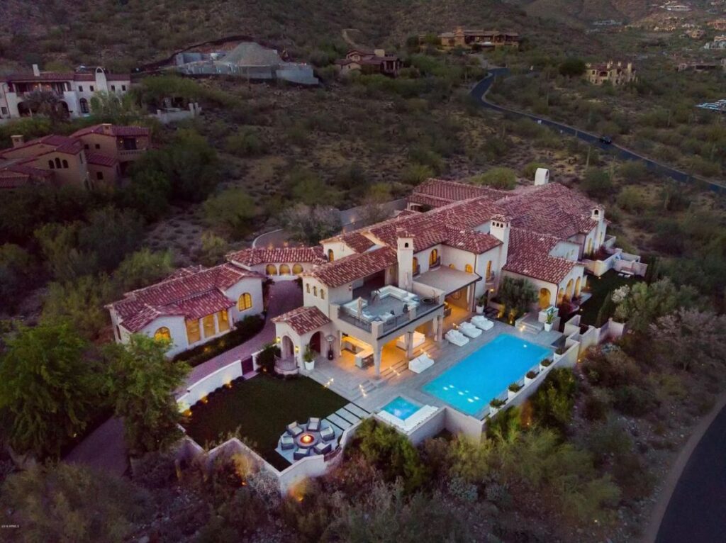 Scottsdale Home for Sale at $7,500,000 offers Mountain and City views