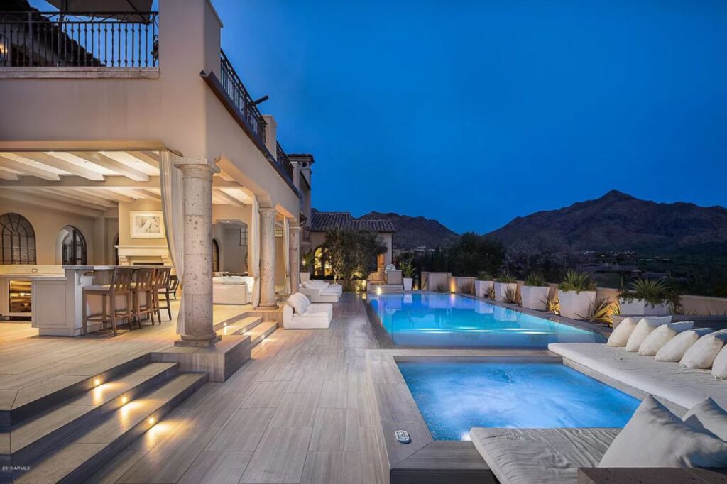 Scottsdale Home for Sale at $7,500,000 offers Mountain and City views