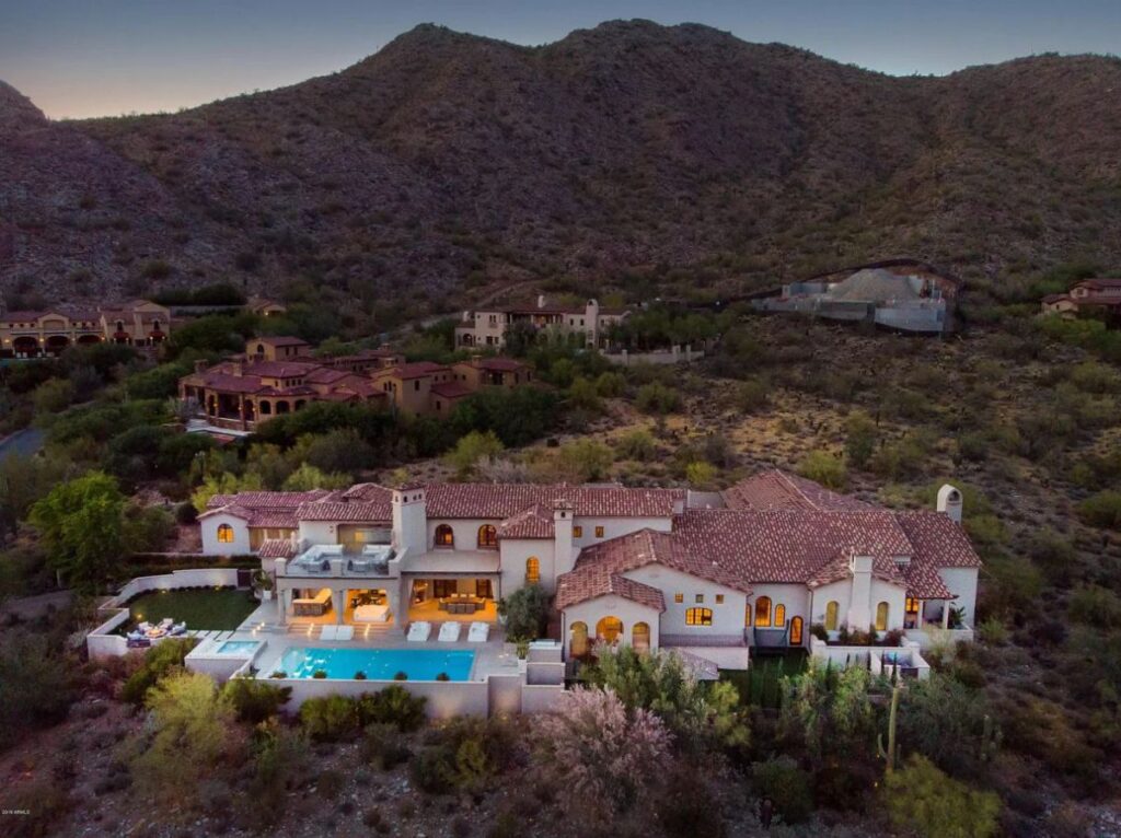 Scottsdale Home for Sale at $7,500,000 offers Mountain and City views