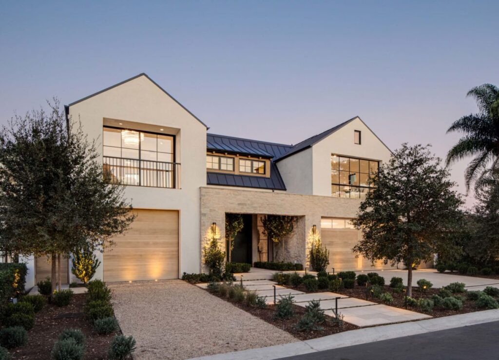 A Sleek French Modern Newport Beach House for Sale
