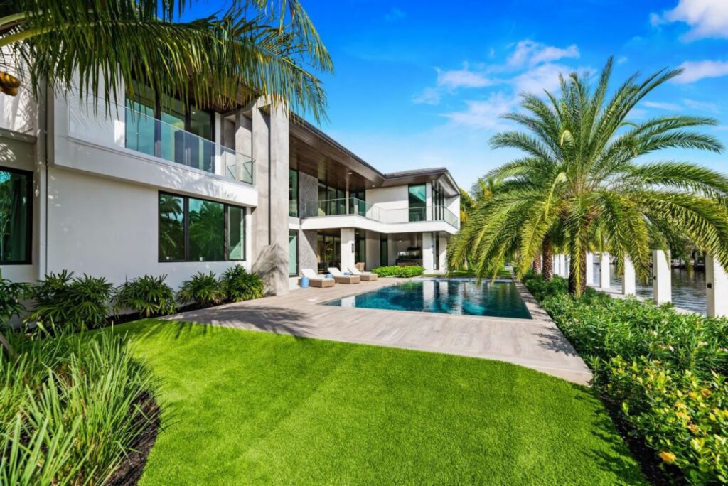 A $8,937,500 Fort Lauderdale Home offering a Private Resort Style