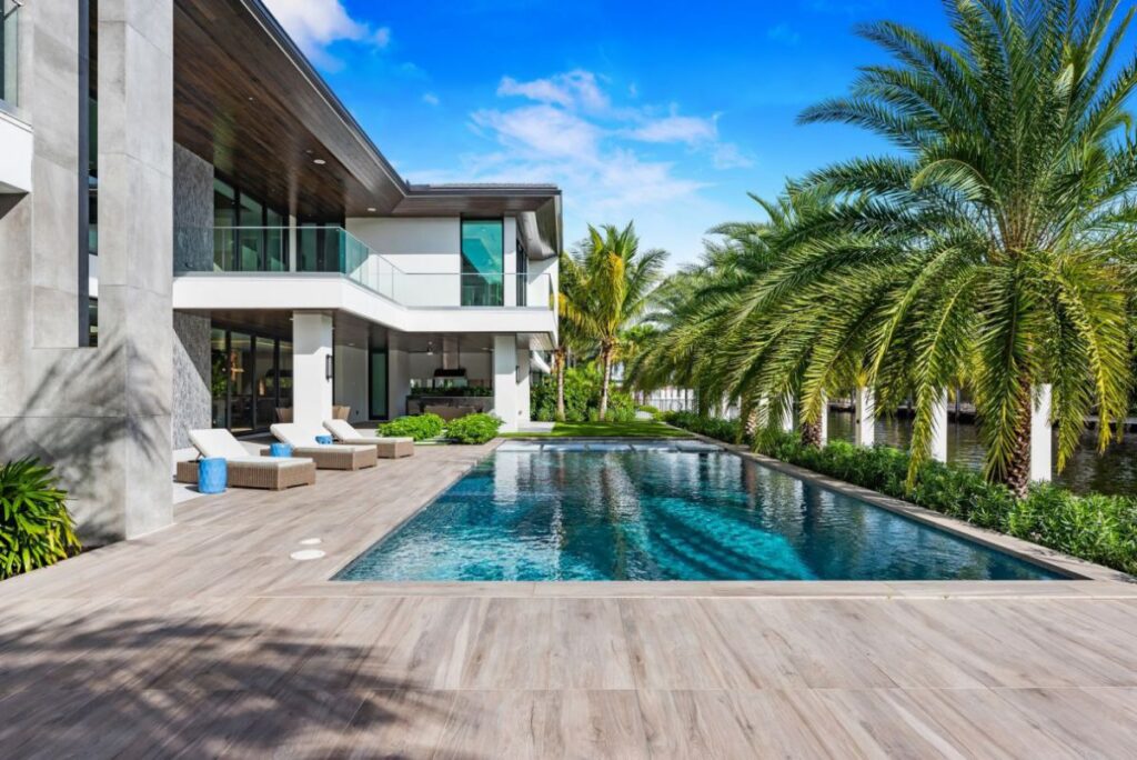 A $8,937,500 Fort Lauderdale Home offering a Private Resort Style
