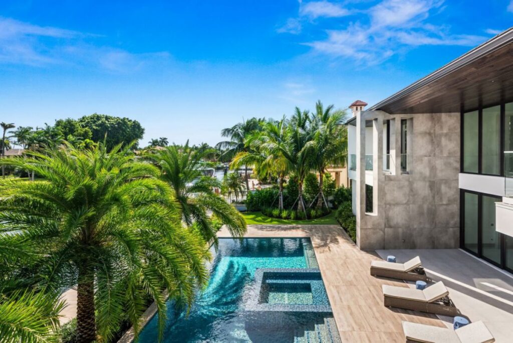 A $8,937,500 Fort Lauderdale Home offering a Private Resort Style