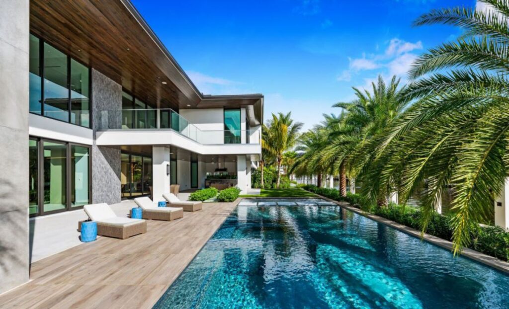 A $8,937,500 Fort Lauderdale Home offering a Private Resort Style