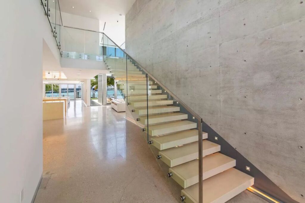 A $9,590,000 Bay Harbor Islands Home for Sale features Wide Bay Views