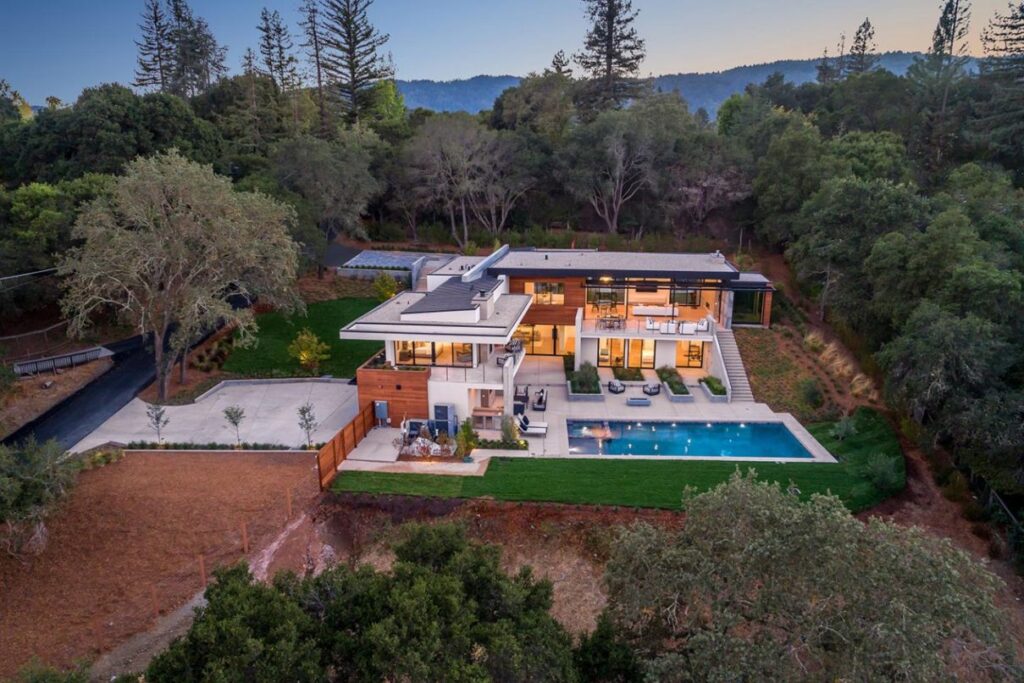 A Newly Sleek California Home in Woodside Asking for $15,500,000