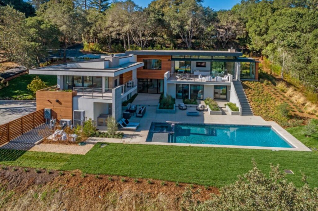 A Newly Sleek California Home in Woodside Asking for $15,500,000