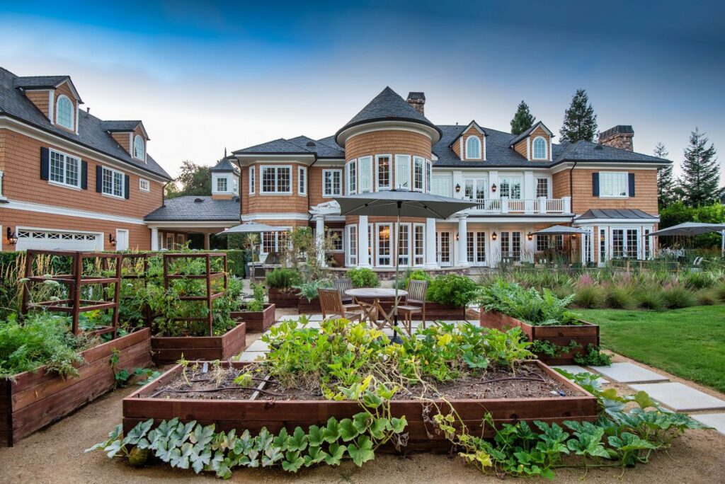 The Hamptons Style House is a Epic custom landmark estate with complete privacy and unobstructed fairway, lakes and mountain views now available for sale. This home located at 224 W Stafford Rd, Thousand Oaks, California; offering 5 bedrooms and 8 bathrooms with over 10,700 square feet of living spaces.