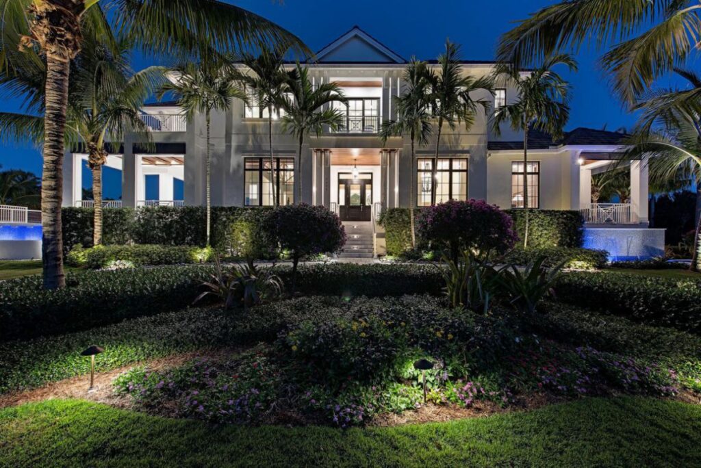 Beautifully Coastal Contemporary Home in Naples selling for $7,995,000