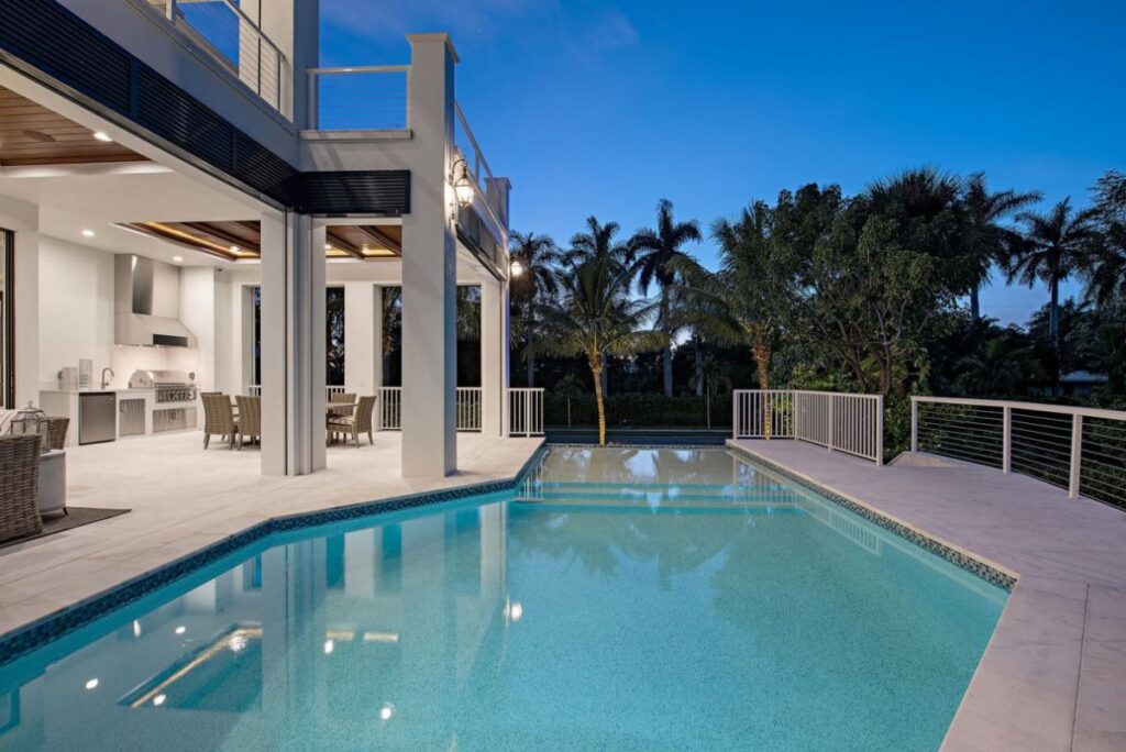 Beautifully Coastal Contemporary Home in Naples selling for $7,995,000