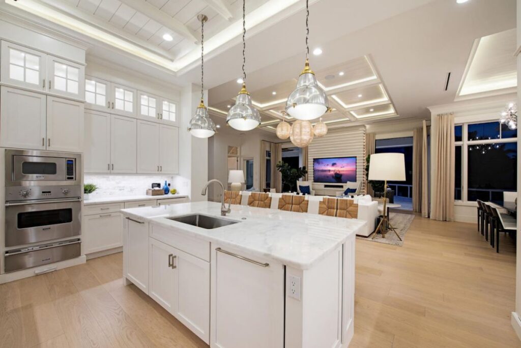 Beautifully Coastal Contemporary Home in Naples selling for $7,995,000