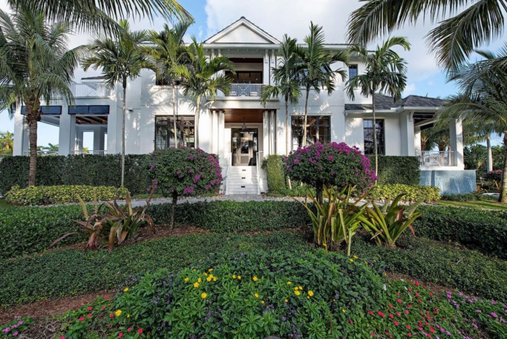 Beautifully Coastal Contemporary Home in Naples selling for $7,995,000