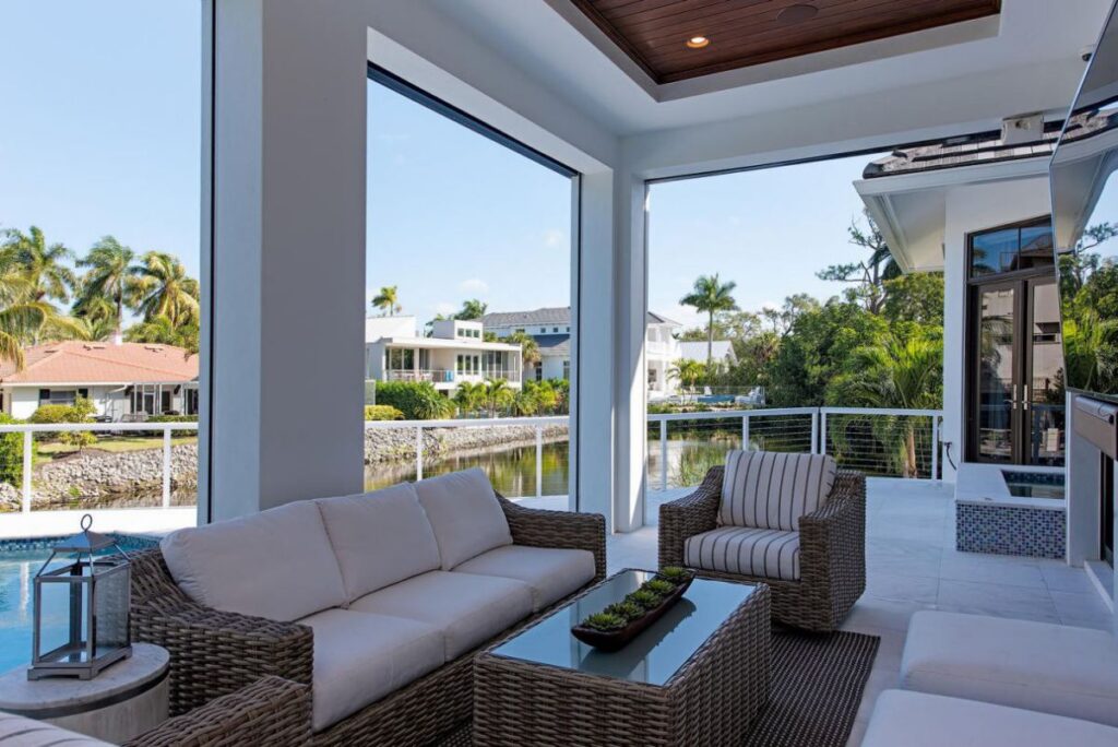 Beautifully Coastal Contemporary Home in Naples selling for $7,995,000