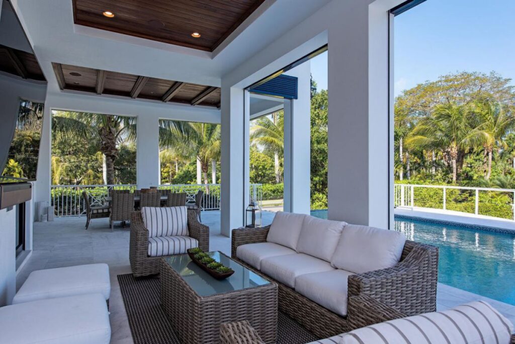 Beautifully Coastal Contemporary Home in Naples selling for $7,995,000