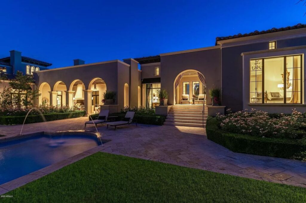 The Scottsdale Home is a stately Salcito and Dale Gardon architectural masterpiece now available for sale. This home located at 10244 E Hualapai Dr, Scottsdale, Arizona; offering 7 bedrooms and 8 bathrooms with over 8,700 square feet of living spaces.