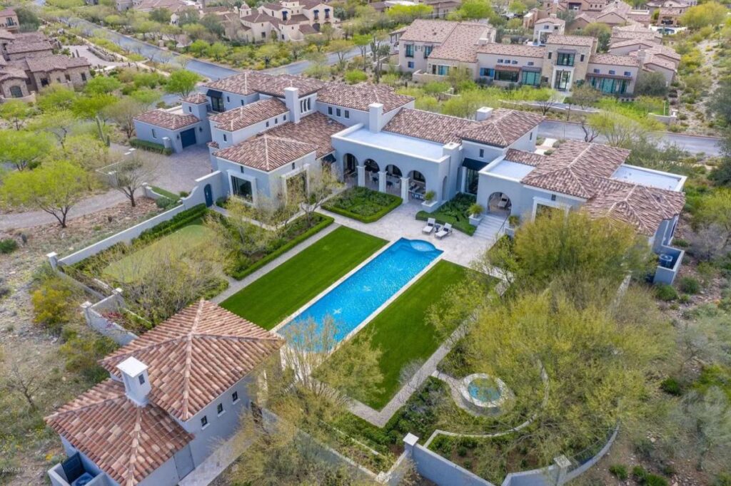 The Scottsdale Home is a stately Salcito and Dale Gardon architectural masterpiece now available for sale. This home located at 10244 E Hualapai Dr, Scottsdale, Arizona; offering 7 bedrooms and 8 bathrooms with over 8,700 square feet of living spaces.