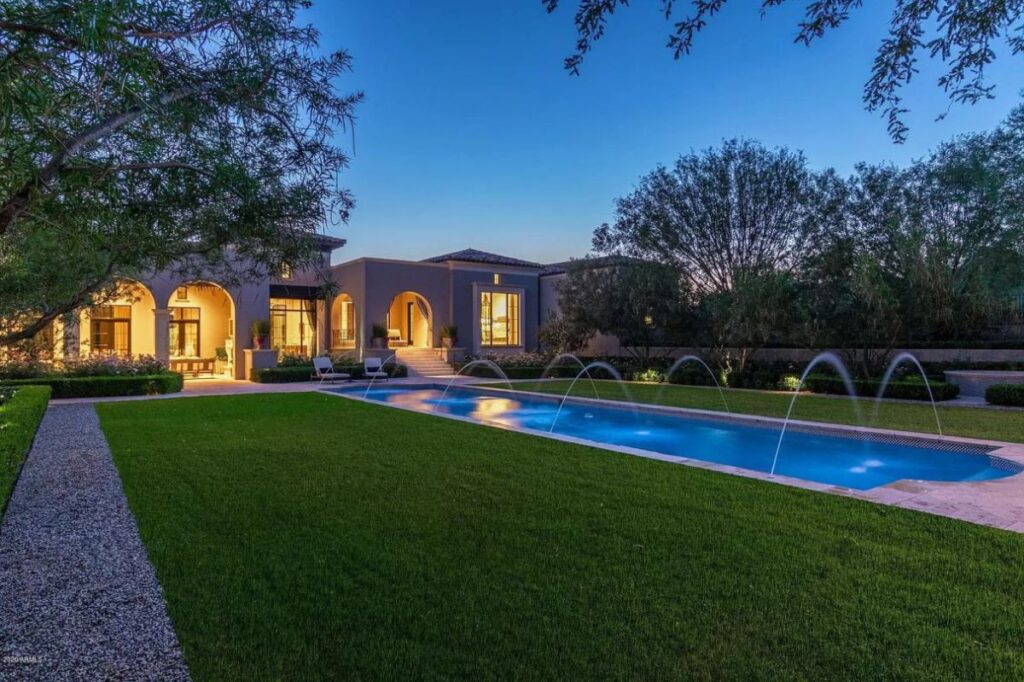 The Scottsdale Home is a stately Salcito and Dale Gardon architectural masterpiece now available for sale. This home located at 10244 E Hualapai Dr, Scottsdale, Arizona; offering 7 bedrooms and 8 bathrooms with over 8,700 square feet of living spaces.